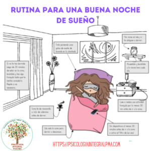 rutina para una buena noche de sueño